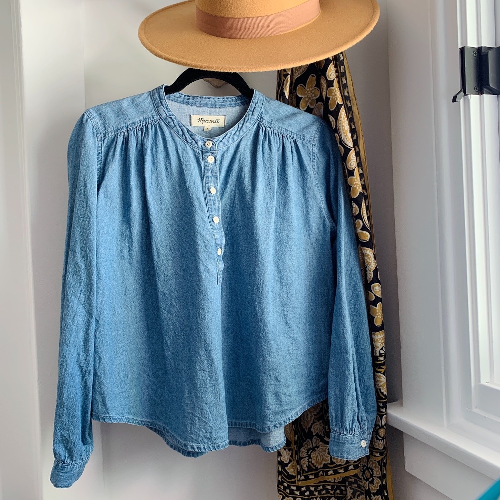 Madewell Chambray Blouse